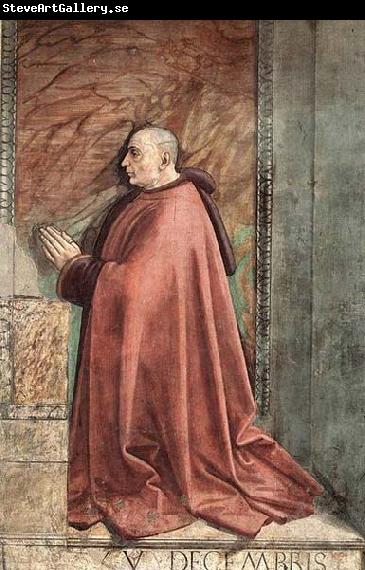GHIRLANDAIO, Domenico Portrait of the Donor Francesco Sassetti